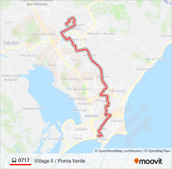 0717 Bus Line Map