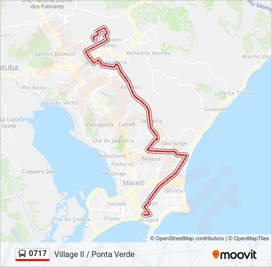 0717 Bus Line Map