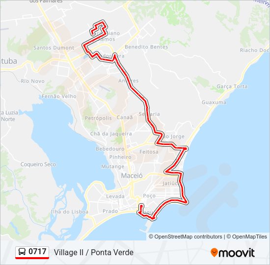 0717 Bus Line Map