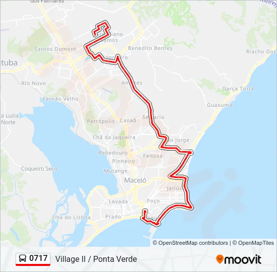 0717 Bus Line Map