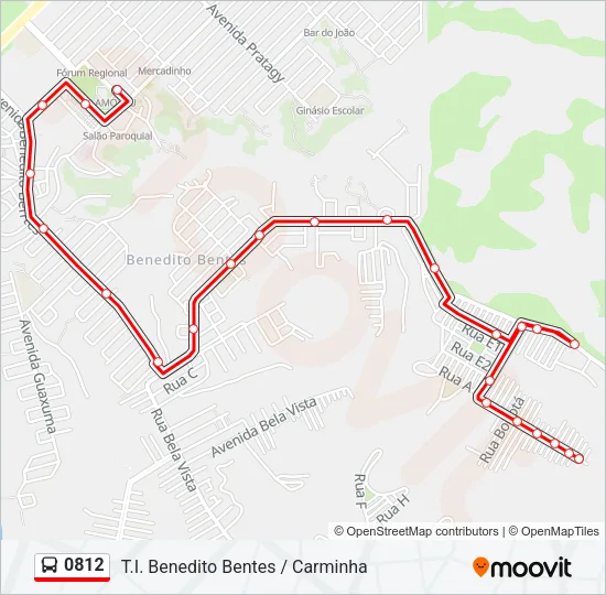 0812 Bus Line Map