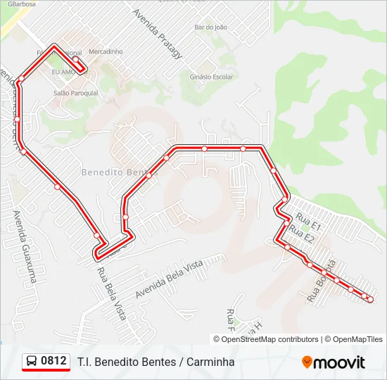 0812 Bus Line Map
