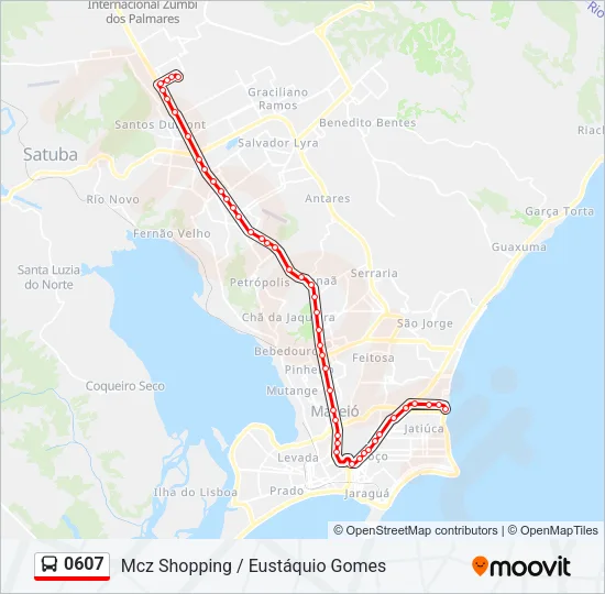 0607 Bus Line Map