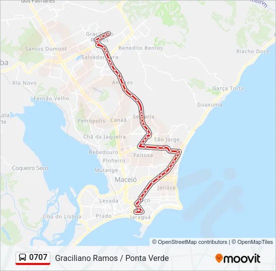 0707 Bus Line Map