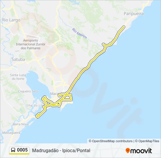 0005 Bus Line Map