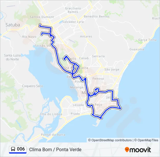 006 Bus Line Map