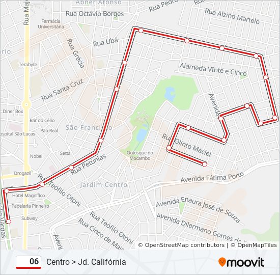 06 bus Line Map