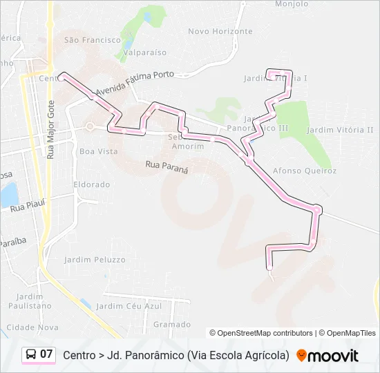 07 Bus Line Map