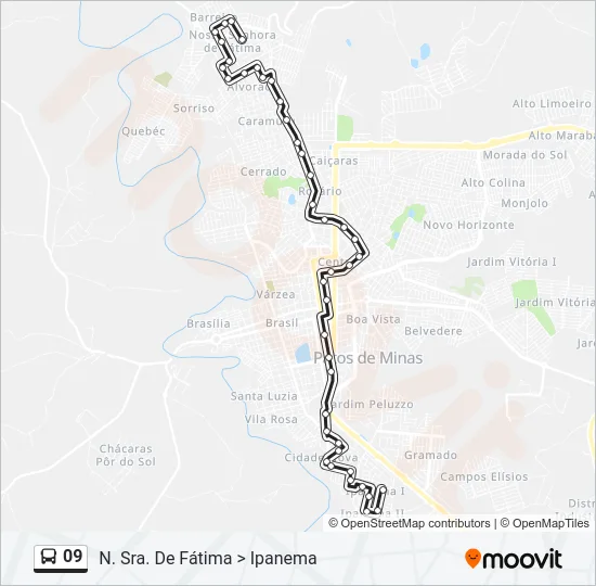 09 Bus Line Map
