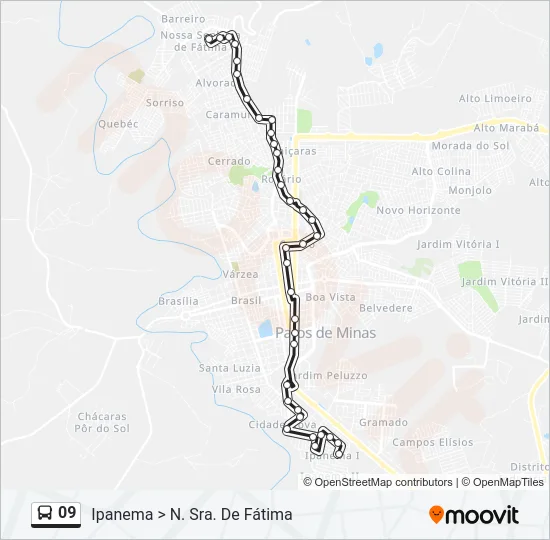 09 Bus Line Map