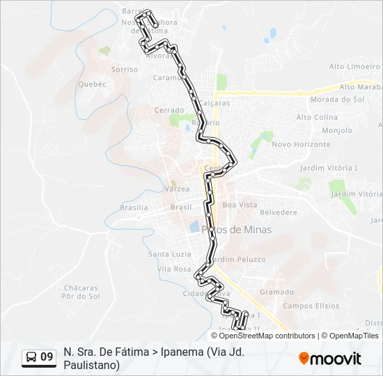 09 Bus Line Map