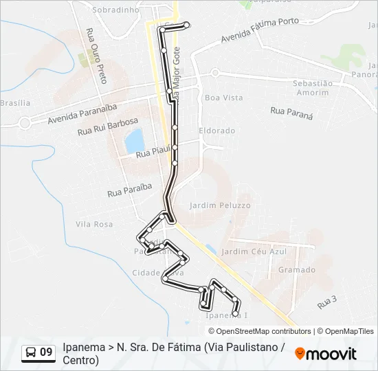 09 Bus Line Map