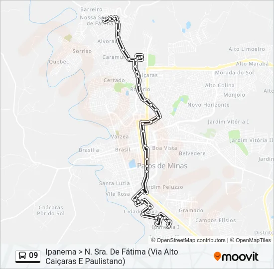 09 Bus Line Map
