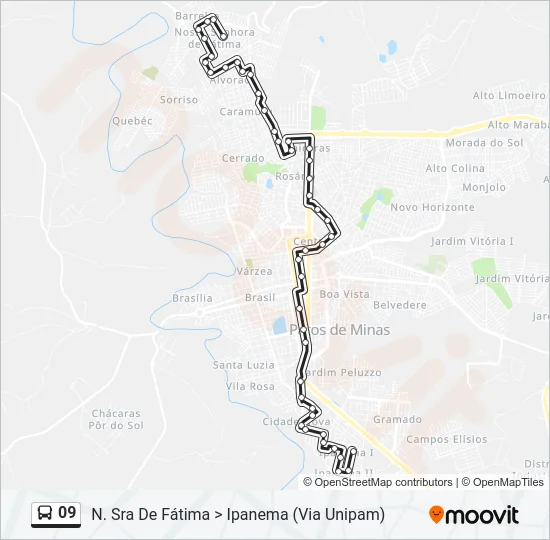 09 Bus Line Map