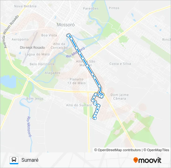 08 SUMARÉ Bus Line Map