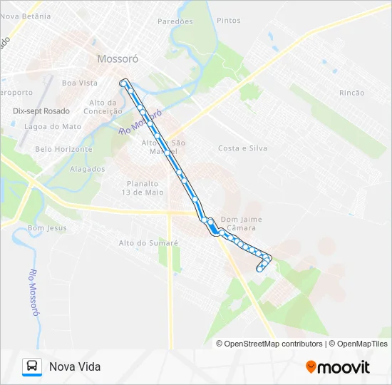 07 NOVA VIDA Bus Line Map