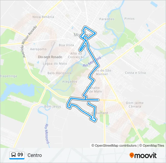 09 Bus Line Map