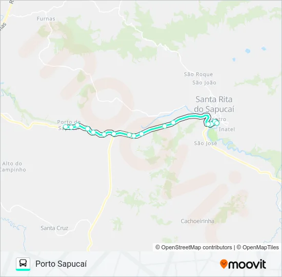 PORTO SAPUCAÍ Bus Line Map