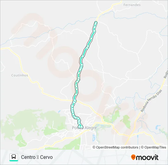 271 CENTRO/CERVO Bus Line Map