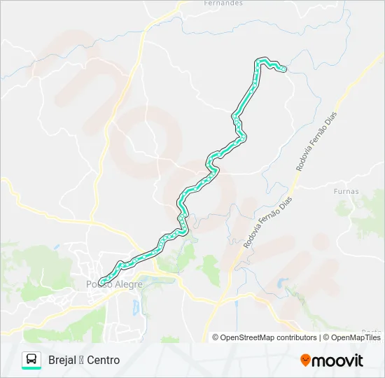 277 CENTRO/BREJAL Bus Line Map