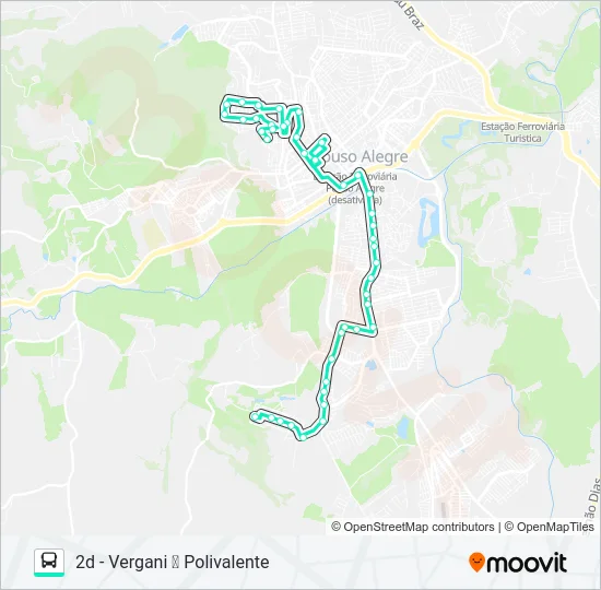 204 CENTRO/VERGANI Bus Line Map