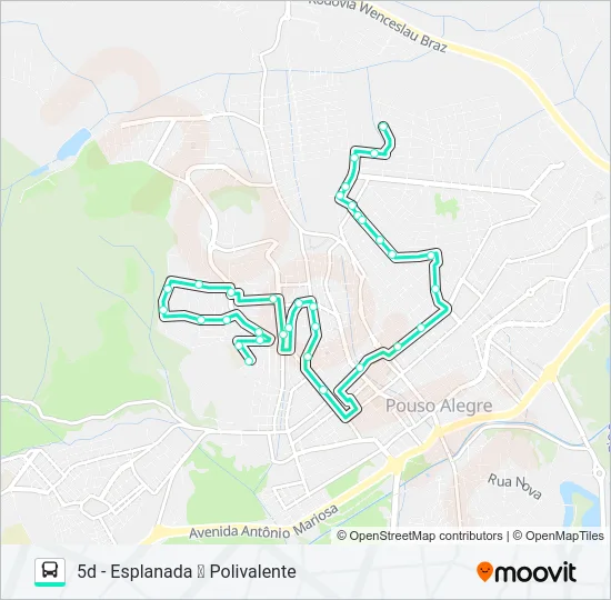 204 CENTRO/VERGANI Bus Line Map