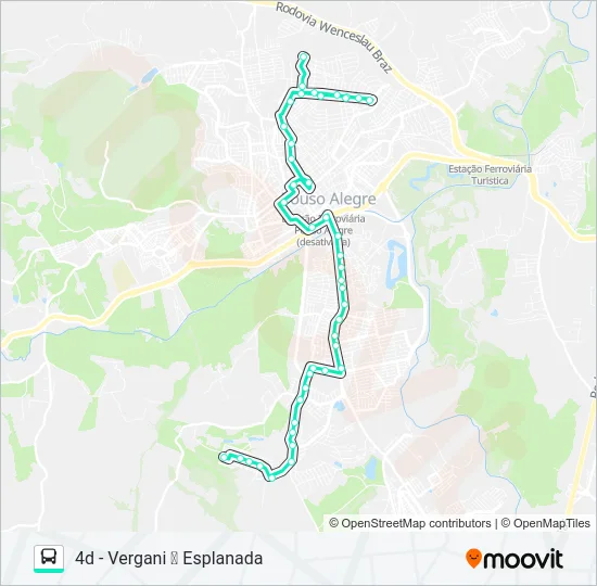204 CENTRO/VERGANI Bus Line Map