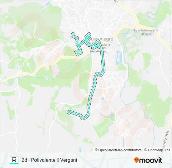 204 CENTRO/VERGANI Bus Line Map