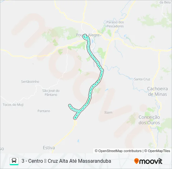 278 CENTRO/CRUZ ALTA Bus Line Map