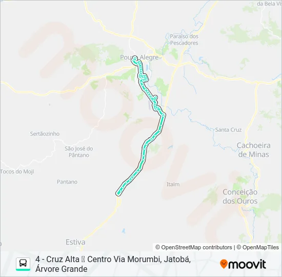 278 CENTRO/CRUZ ALTA Bus Line Map