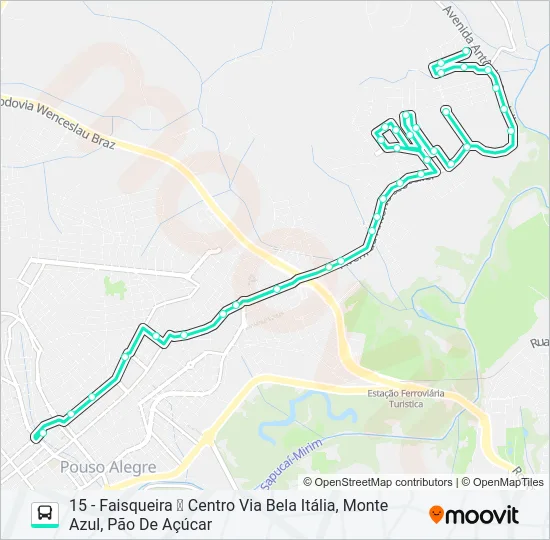 209 FAISQUEIRA/CENTRO Bus Line Map