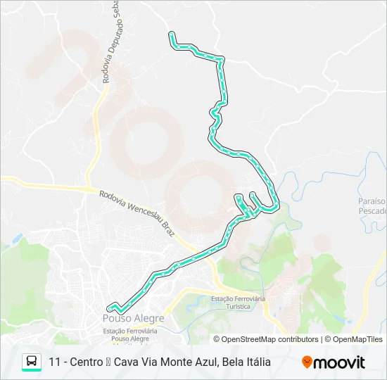 209 FAISQUEIRA/CENTRO Bus Line Map