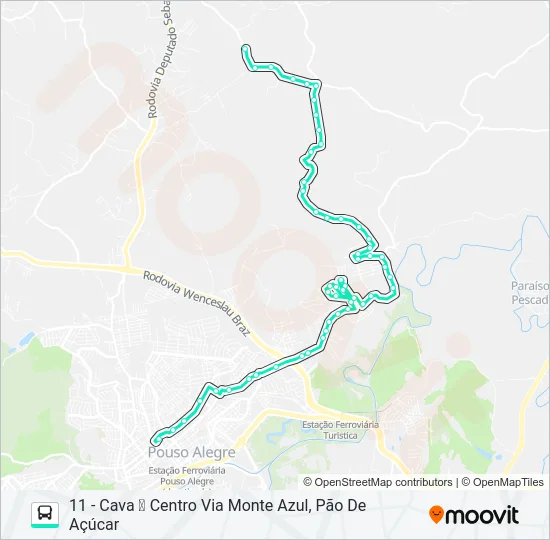 209 FAISQUEIRA/CENTRO Bus Line Map