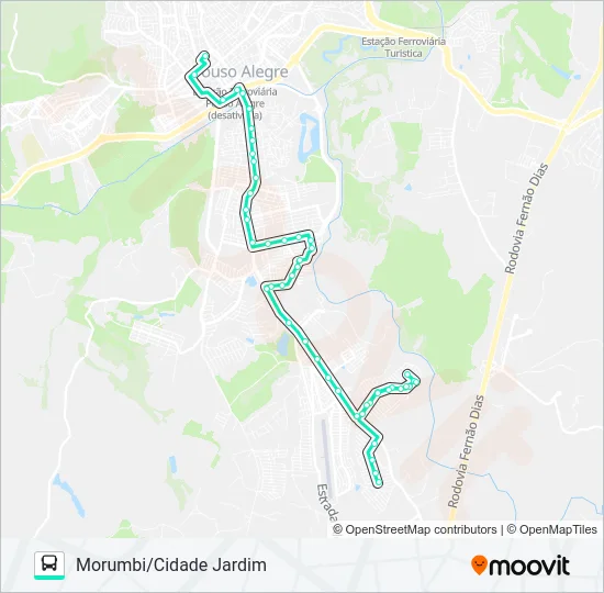 230 MORUMBI/CIDADE JARDIM Bus Line Map