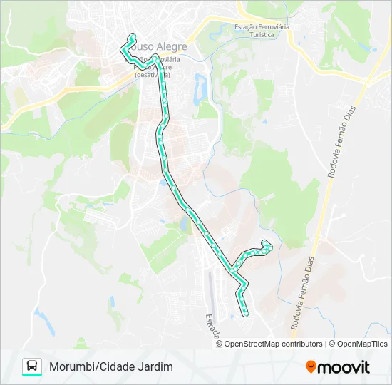 230 MORUMBI/CIDADE JARDIM Bus Line Map