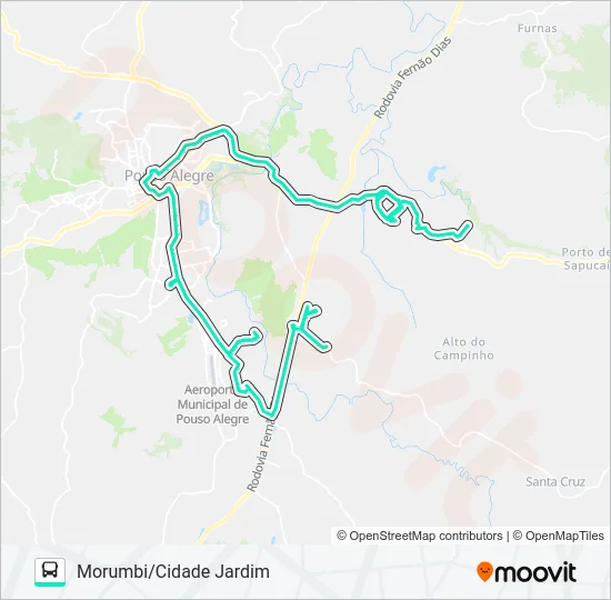 230 MORUMBI/CIDADE JARDIM Bus Line Map