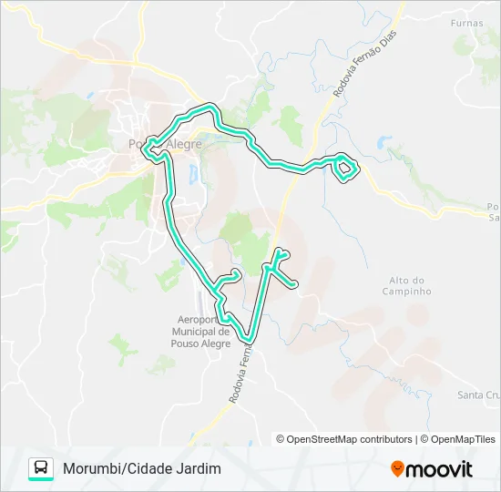 230 MORUMBI/CIDADE JARDIM Bus Line Map