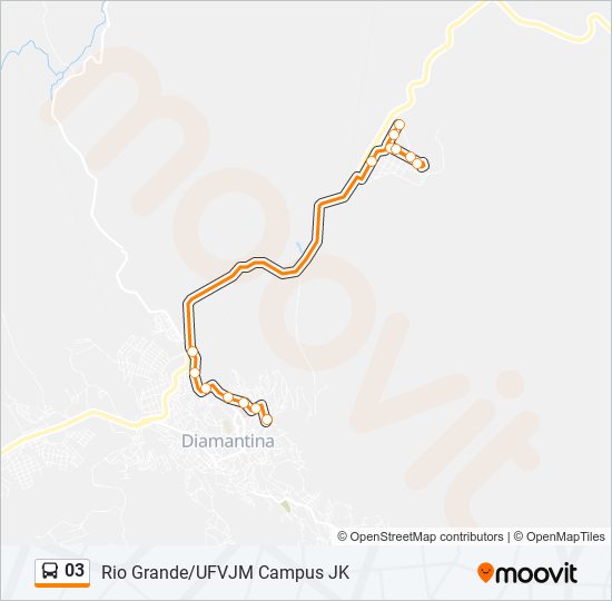 Mapa de 03 de autobús