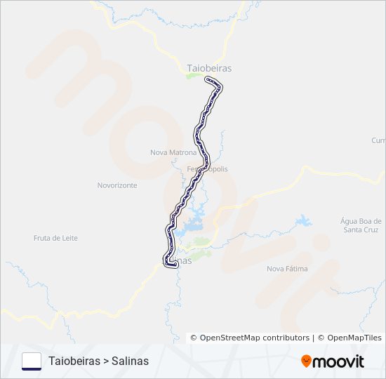 Mapa de TRANSNORTE 3912.5 de autobús