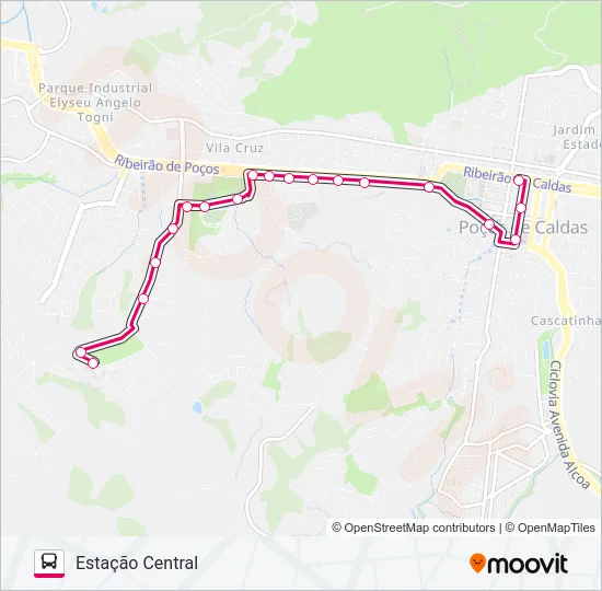 LE01 PUC / PITÁGORAS Bus Line Map