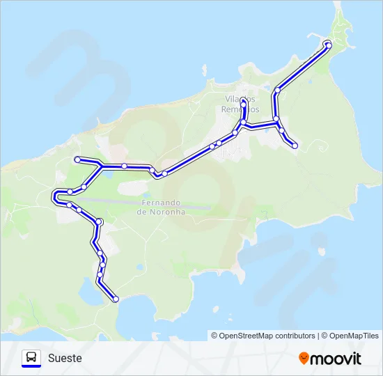 PORTO / SUESTE Bus Line Map