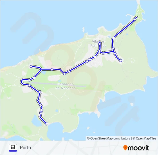 PORTO / SUESTE Bus Line Map
