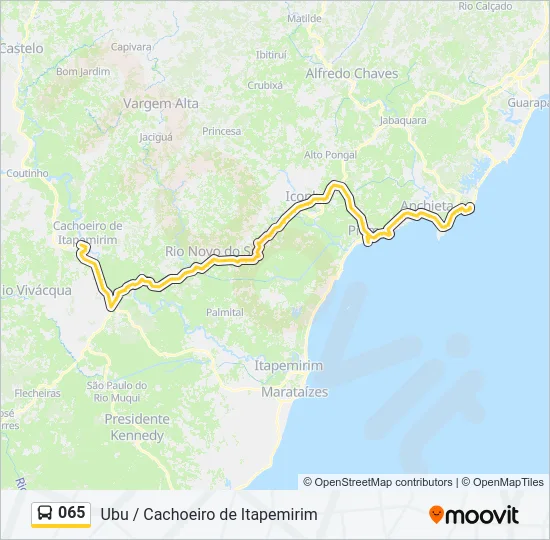 065 Bus Line Map