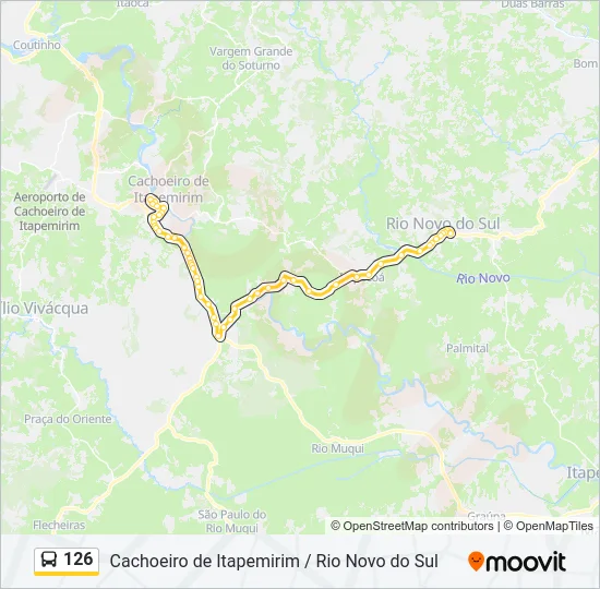 126 Bus Line Map