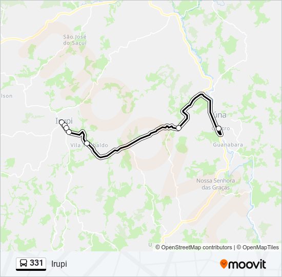 331 Route Schedules Stops Maps Irupi Updated 