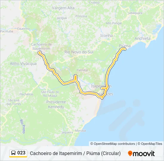 023 Bus Line Map