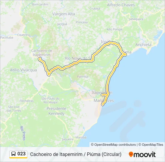023 Bus Line Map