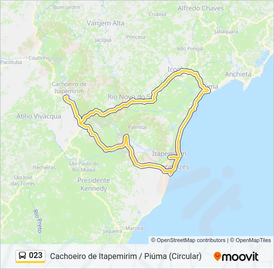 023 Bus Line Map