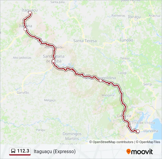 112.3 Bus Line Map