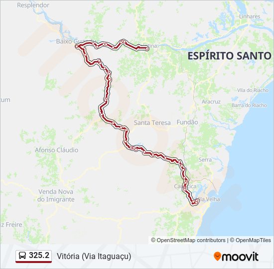 325.2 bus Line Map